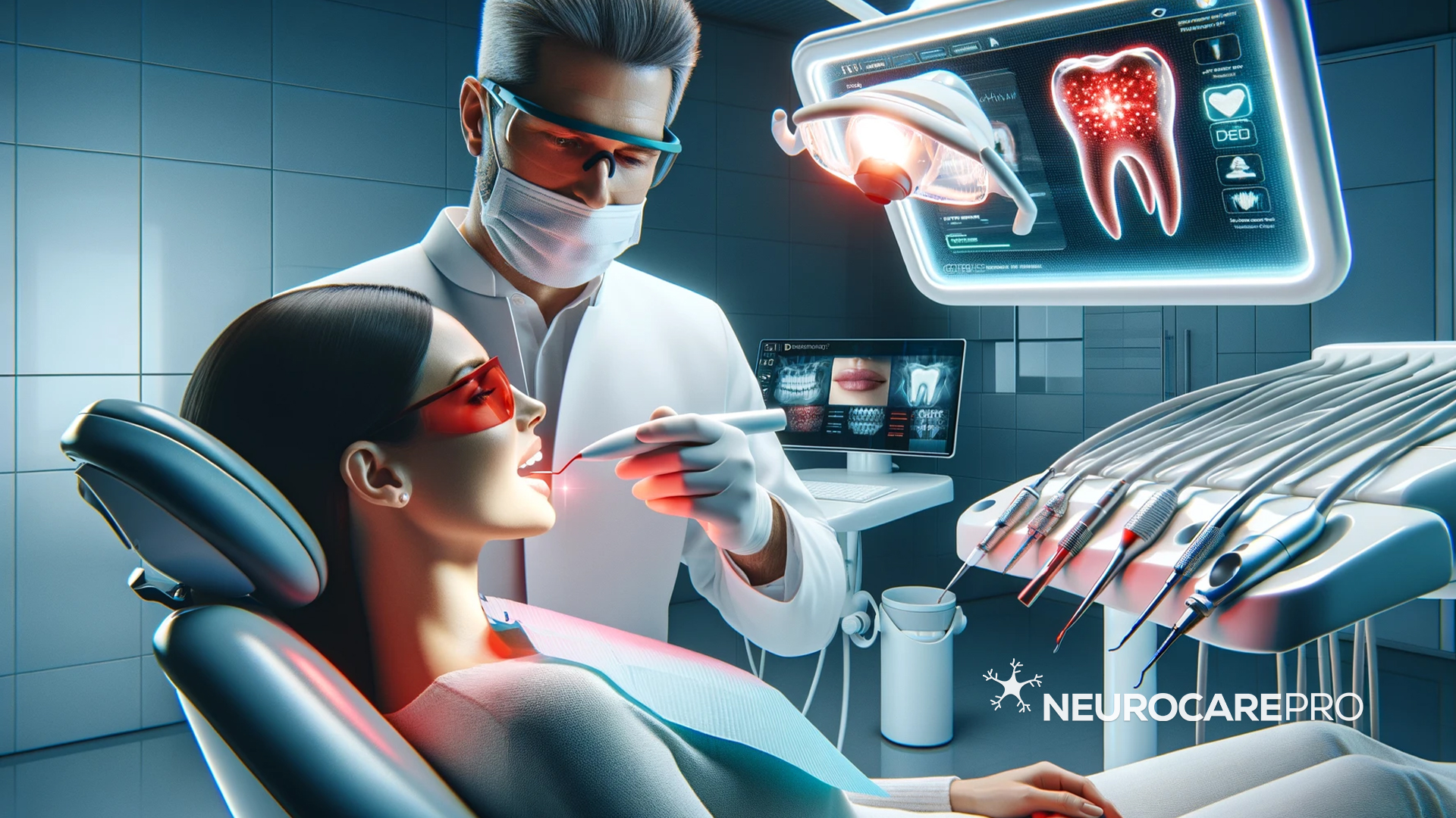 Red light therapy and dental care