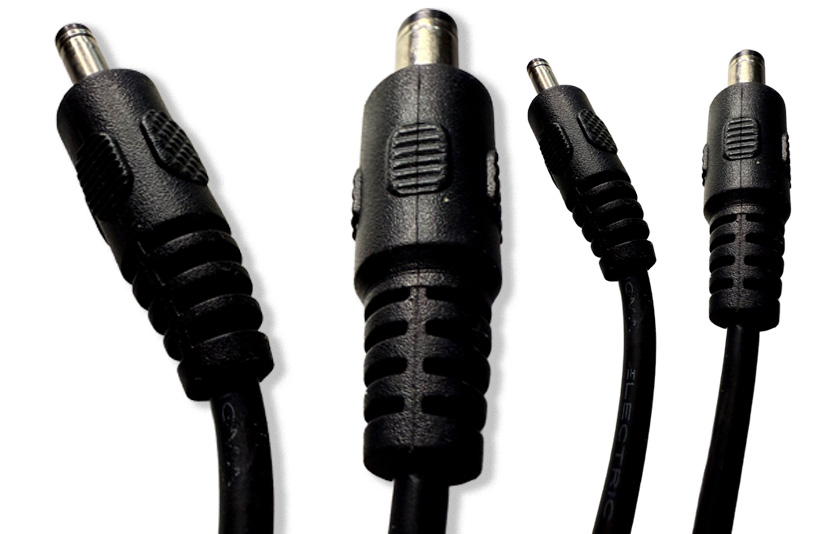2 Connector Cables for Pads, Brain Cap and Boots