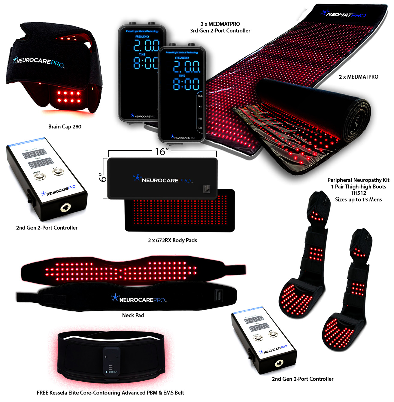 WLP_1312x1340_NoMask Pro Elite Wellness Care Package for Practitioners & Clinics - FDA Registered - Cleared Class II Medical Devices